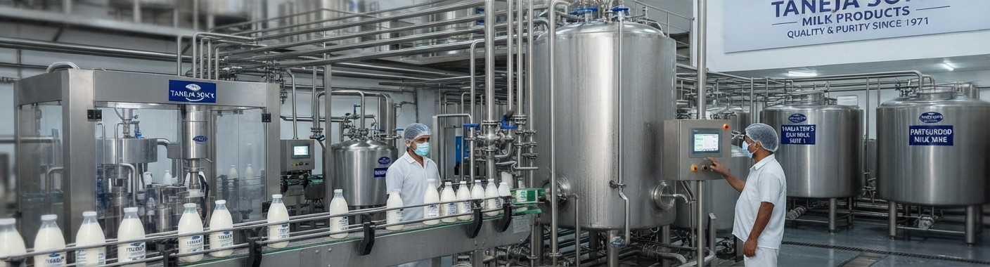 Taneja Son's State-of-the-Art Dairy Processing Plant